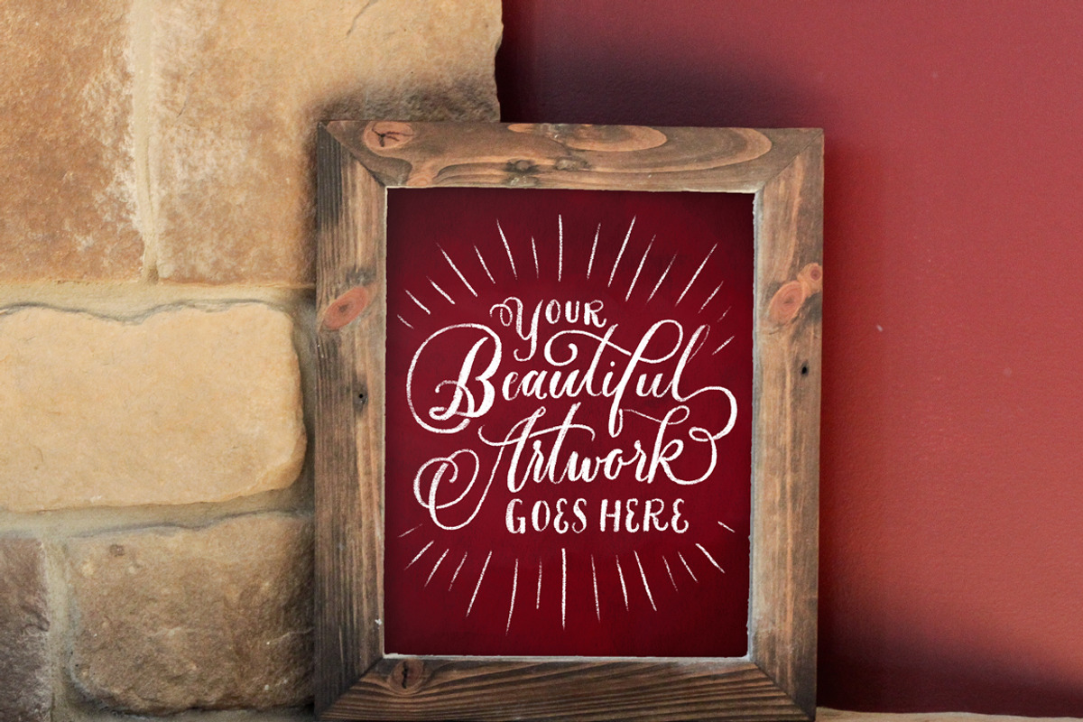 8x10 Rustic Hearthside Frame Mockup, a Mockup by Ornaments of Grace (Photo 2 of 6)