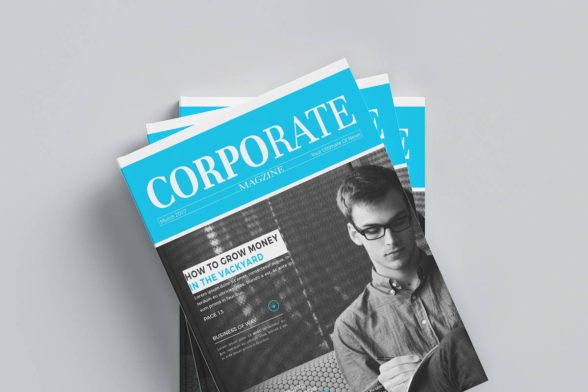 Business Magazine | Word & InDesign, a Magazine Template by obidullah_01 (Photo 3 of 14)