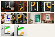 Framed Poster Interior Mockups, a Household Mockup by dpi (Thumbnail 12 of 12)