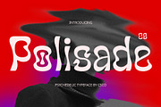 CS Polisade – Psychedelic Font, a Sans Serif Font by Craft Supply Co. (Thumbnail 1 of 8)