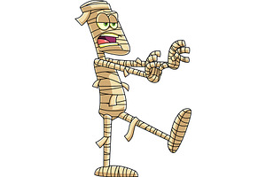 Mummy Cartoon Character