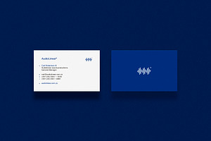 Business Cards Template: Audiolinear