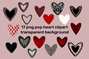 “Textured Heart Clip Art Collection, an Object Graphic by StudioLapis (Thumbnail 2 of 7)