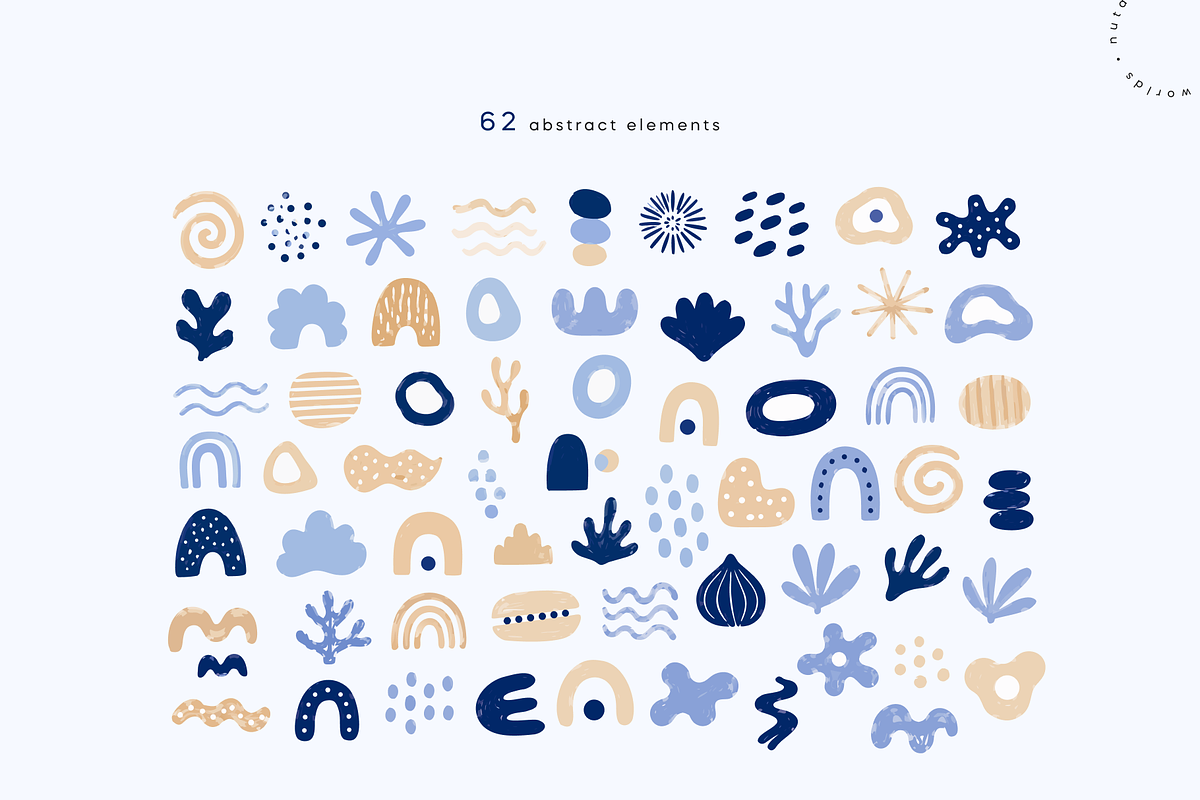 Coastal Charm | Vector Icons Set, a Decorative Illustration by Nutalin Art (Photo 7 of 16)