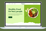 Organic Food Landing page, a Landing Page Template by UiDex (Thumbnail 4 of 4)