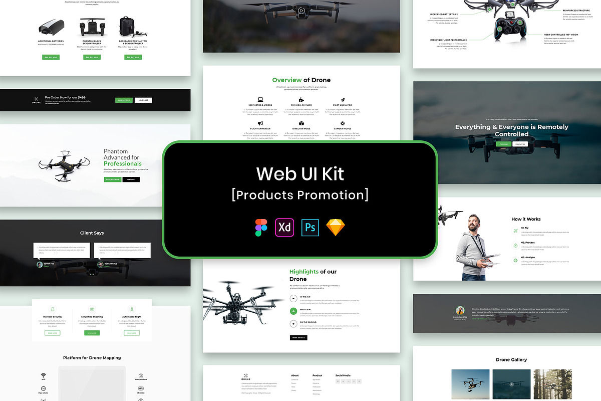 Web UI Kit Product, an UI Kit Template by 3djagan