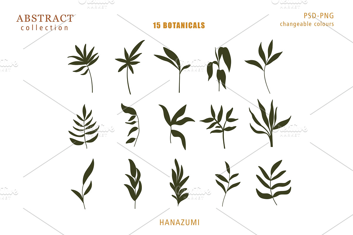 Modern Abstract & Botanical, an Illustration by Hanazumi (Photo 3 of 21)