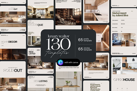 Real Estate Instagram Post + Story, a Social Media Template by Prapti Design