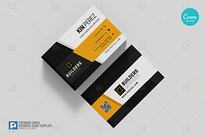 Construction Canva Business Card 07