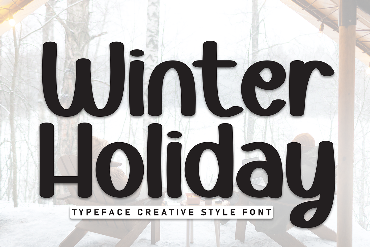 Winter Holiday | Script Font, a Script Font by Scratchones (Photo 1 of 8)