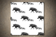 Pigs Sumi-e, an Animal Illustration by StabuLaRasa illustration (Thumbnail 5 of 17)