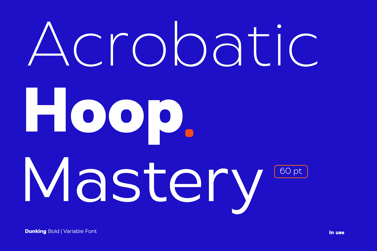 Dunking Grotesk - Modern Sans Serif, a Sans Serif Font by Fridaytype (Photo 2 of 15)