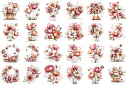 Spring Flowers Sublimation Clipart, an Illustration by designcity5 (Thumbnail 2 of 5)