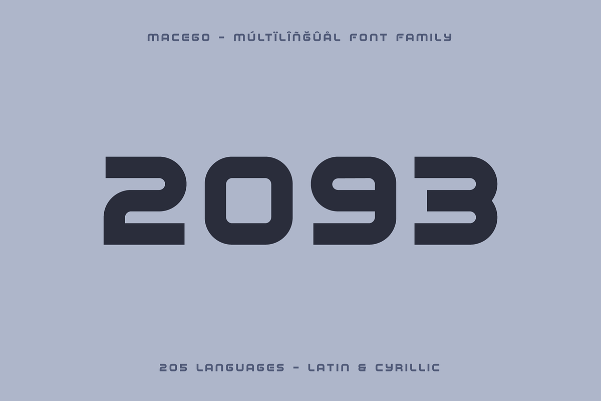 Macego - Geometric Typeface, a Sans Serif Font by alpercakici (Photo 12 of 22)