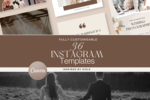36 Instagram Wedding Templates