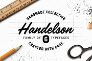 Handelson Collection, a Sans Serif Font by Mika Melvas (Thumbnail 1 of 9)