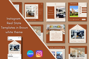 Instagram Real State Canva Templates