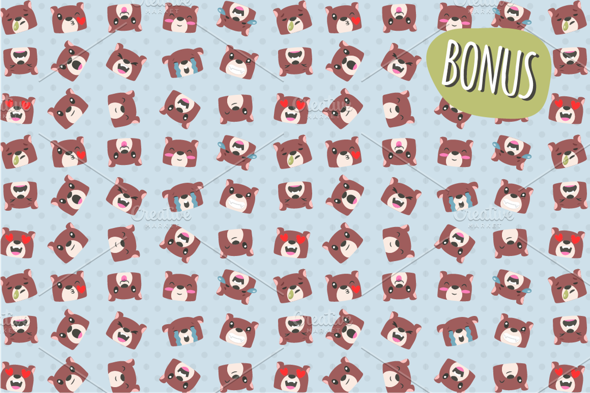 Woodland Animals Emojis BUNDLE, an Emoji Icon by NatBurger (Photo 11 of 16)