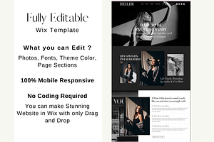 Wix Coaching Website Template