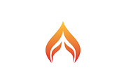 20 Logo Flame Template Bundle, a Branding & Logo Template by Acongraphic (Thumbnail 8 of 21)