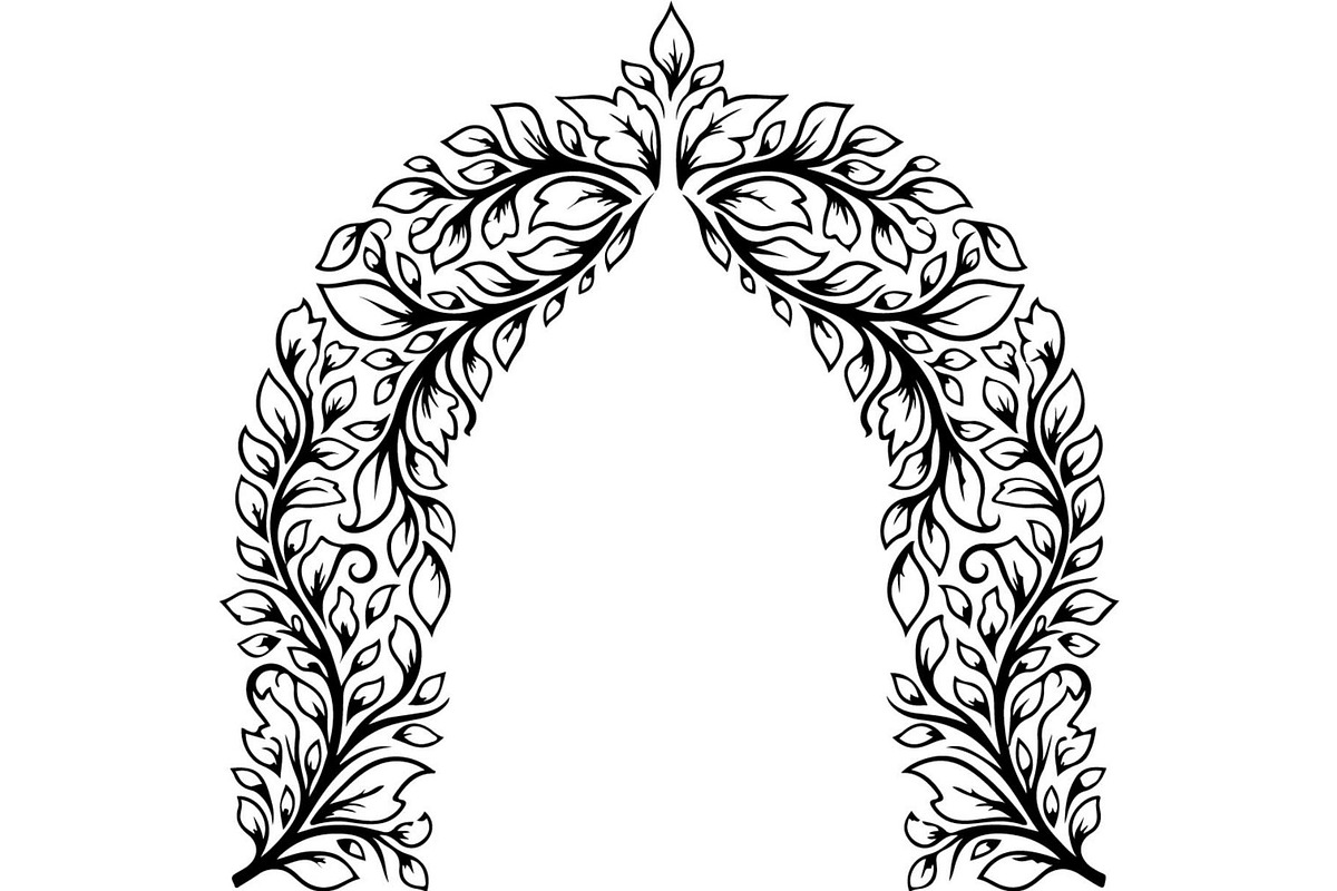 Decorative Arch Window Vector Set, a Decorative Illustration by Designer_Momina (Photo 10 of 21)