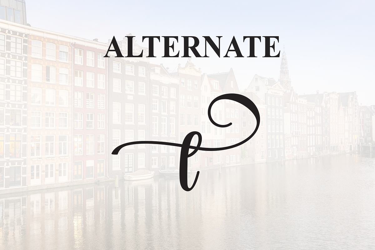 Amsterdam | Script Font, a Handwritten Font by Scratchones (Photo 8 of 9)