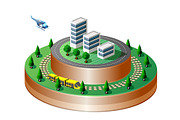 City perspective, an Illustration by AlexZeL (Thumbnail 2 of 6)