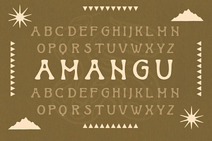 Amangu Typeface