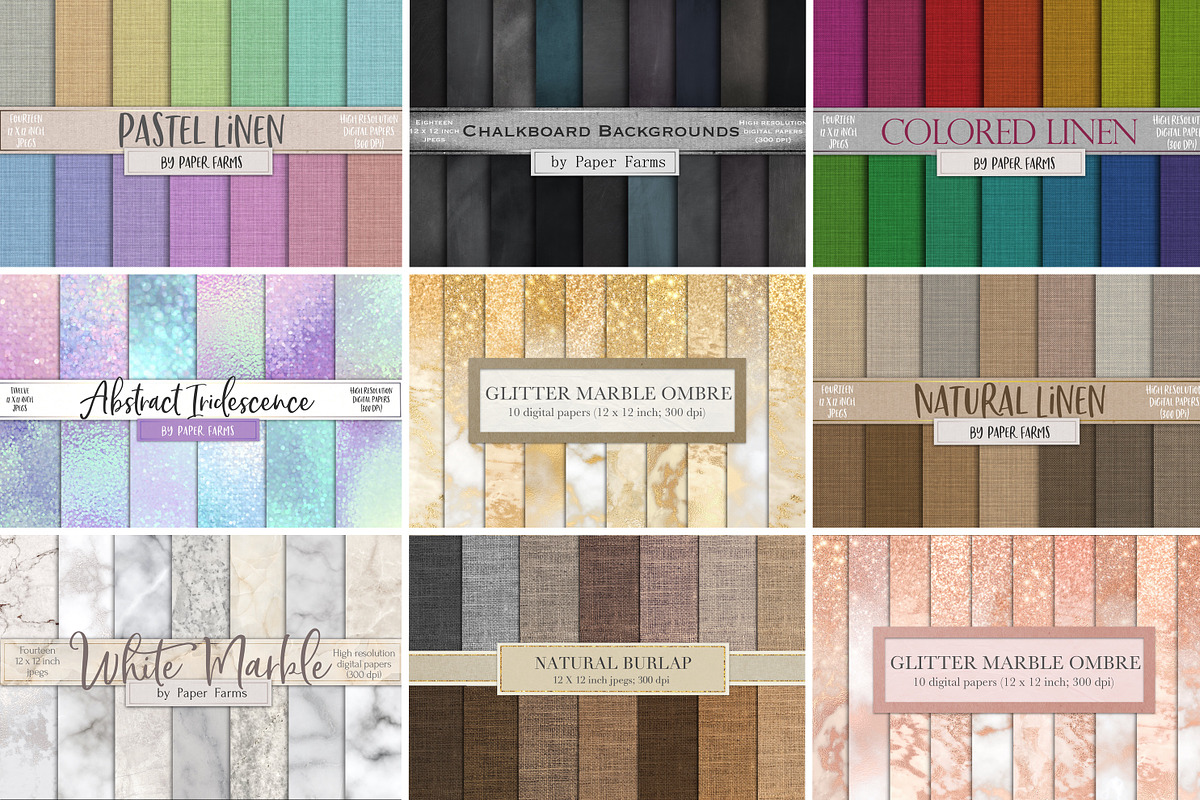 Everything Textures Bundle, a Texture Graphic by Paper Farms (Photo 5 of 8)