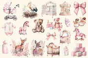 Rosy Dreams, Nursery Collection, a Decorative Illustration by Hello My Print (Thumbnail 9 of 12)