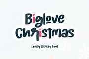 Biglove Christmas, a Script Font by Letterafa Studio (Thumbnail 1 of 6)