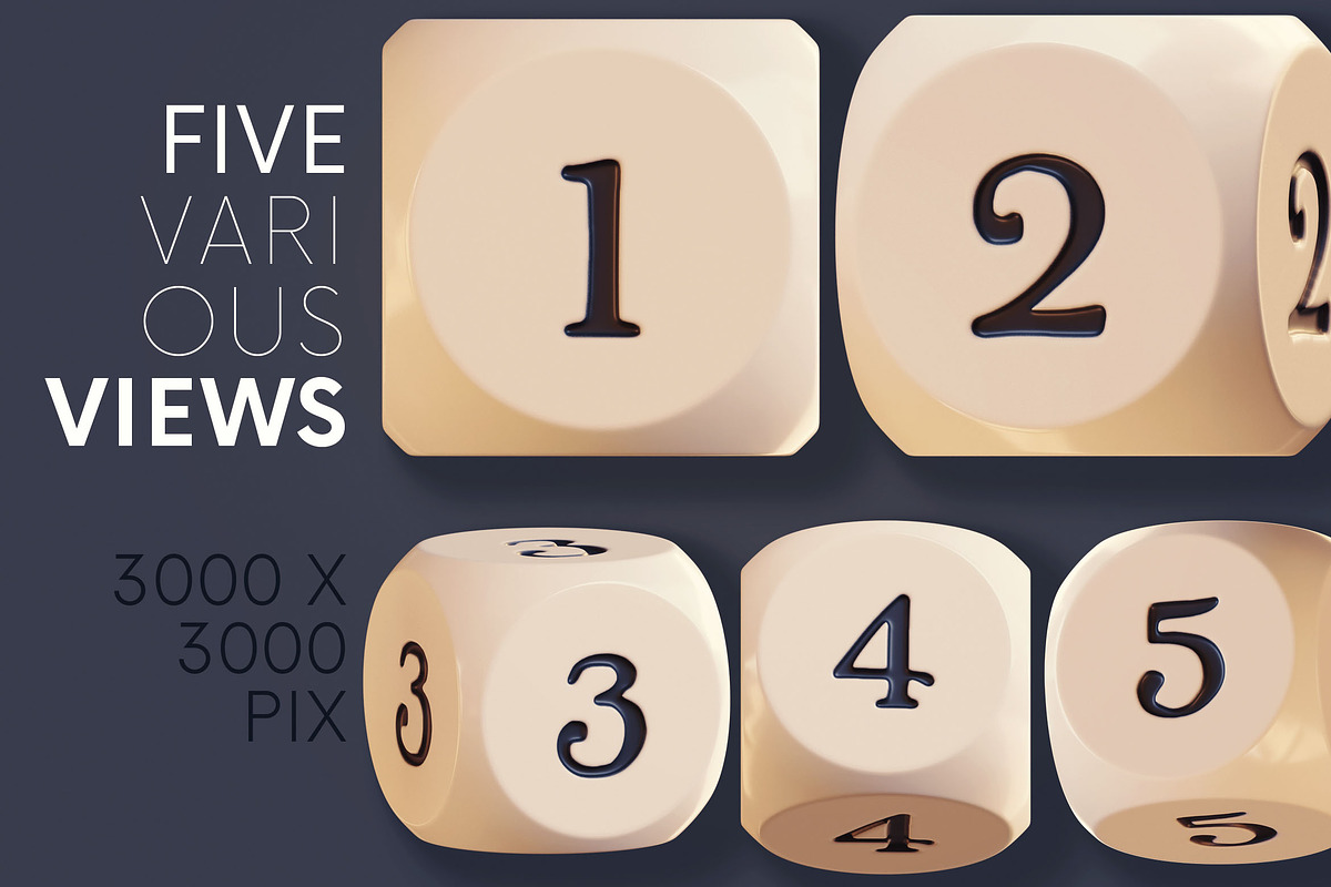 Dice - 3D Lettering, a Graphic by MIIM (Photo 5 of 9)