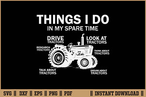 Things I Do In My Spare Time Farmer, an Illustration by Handy Arts Studio