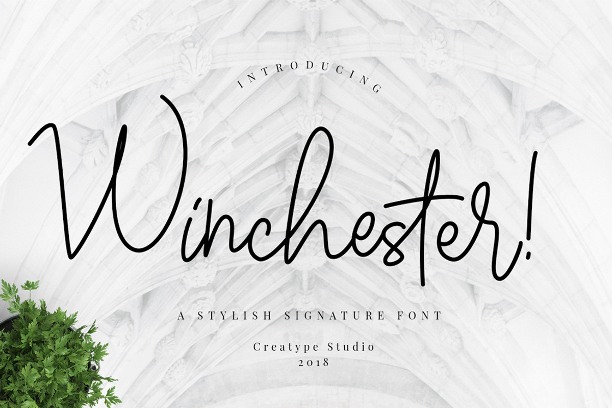 Winchester Signature Business Font