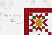 Christmas Quilt Illustrations, a Decorative Illustration by Maggie Stilwell Design (Thumbnail 7 of 9)