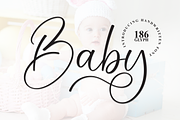Baby | Script Font, a Handwritten Font by Scratchones (Thumbnail 1 of 9)