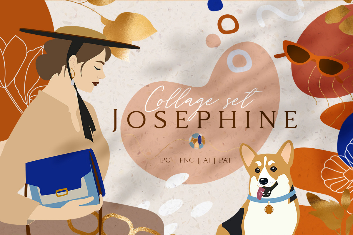 Josephine Collage Set, a Decorative Illustration by NassyArt (Photo 11 of 11)