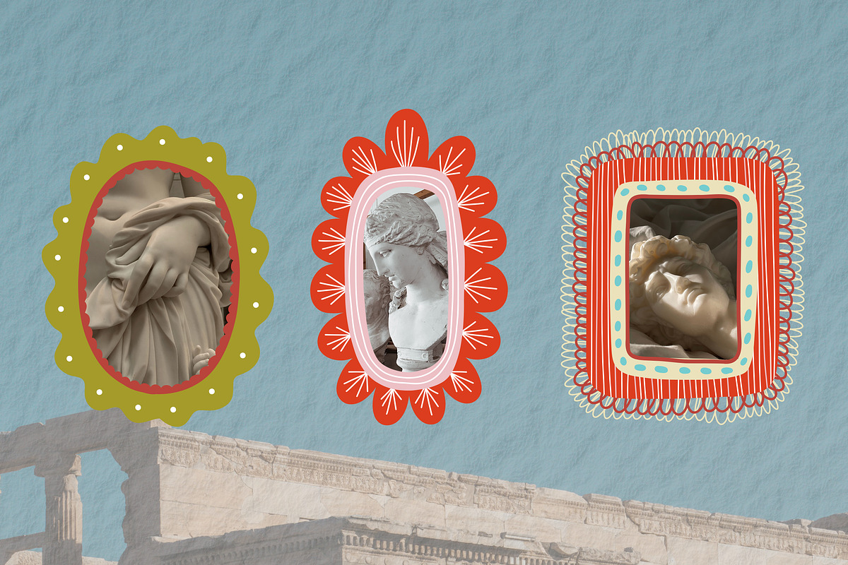 Whimsical decorative frames, a Decorative Illustration by Chikovnaya (Photo 5 of 13)