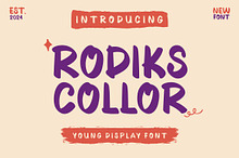 Rodiks Collor - Display Font
