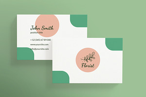 Flower Shop Business Card