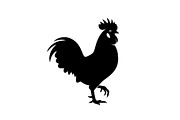 Rooster Chicken Silhouette Vector Bu, an Illustration by Designs_River (Thumbnail 34 of 51)