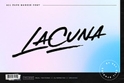 Lacuna Marker Font, a Font by Sam Parrett (Thumbnail 1 of 8)