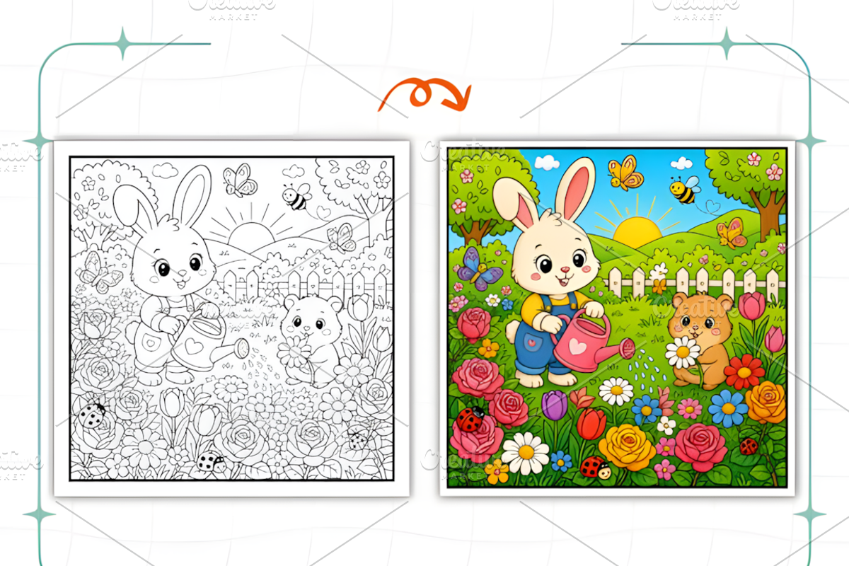Cozy Sunday Cute & Comfy Coloring, an Animal Illustration by Coco Bloom (Photo 5 of 7)