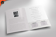 Funeral Program 26 Minimal Grey, a Brochure Template by SeraphimChris (Thumbnail 2 of 8)