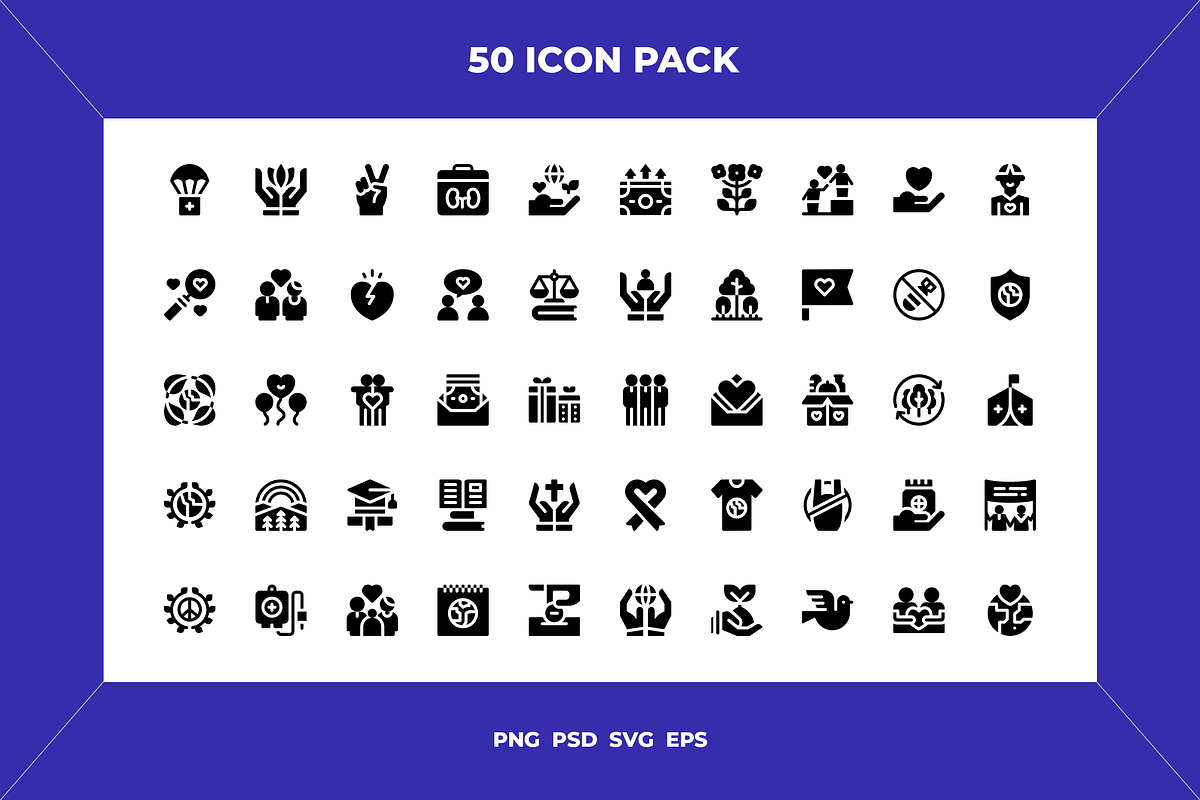 World love icons, an Outline Icon by Wencory (Photo 1 of 2)