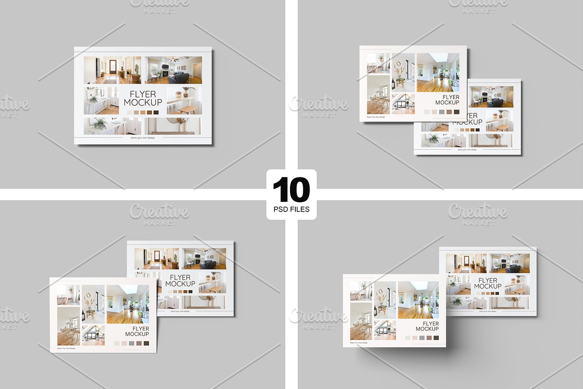 A4 Flyer Mockup, an Advertising Mockup by Graphicell (Photo 1 of 11)