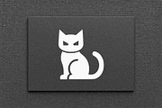Black Cat Silhouette, an Animal Illustration by Vectorium Studio (Thumbnail 4 of 4)