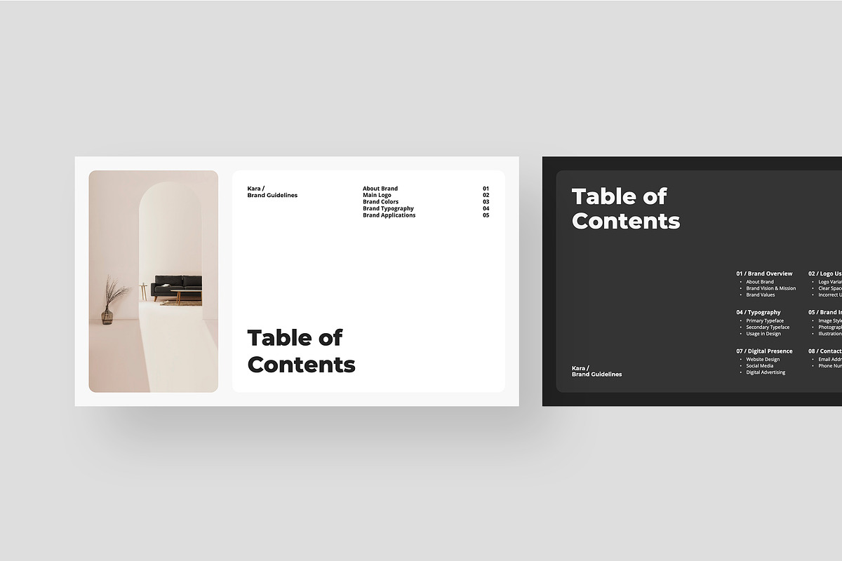 KARA - Brand Guidelines Keynote, a Presentation Template by Gaize (Photo 3 of 10)