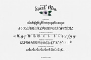 Sweet Mia modern calligraphy font, a Script Font by Angele Kamp (Thumbnail 7 of 7)