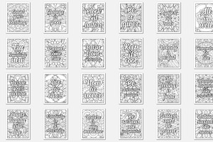 140 Vector Quotes Coloring Pages